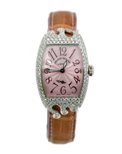 Franck Muller POP Diamond 18K White Gold Watch 1757S6HJ