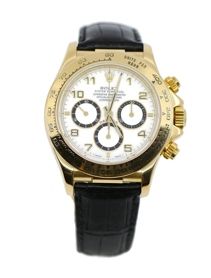 Rolex Daytona 18K Yellow Gold Watch 16528