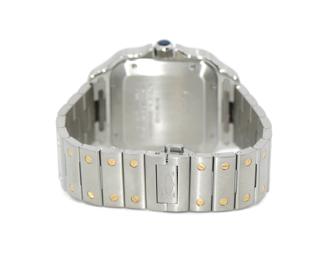 Cartier Santos Large 18K/Stainless Steel Watch W2SA0009