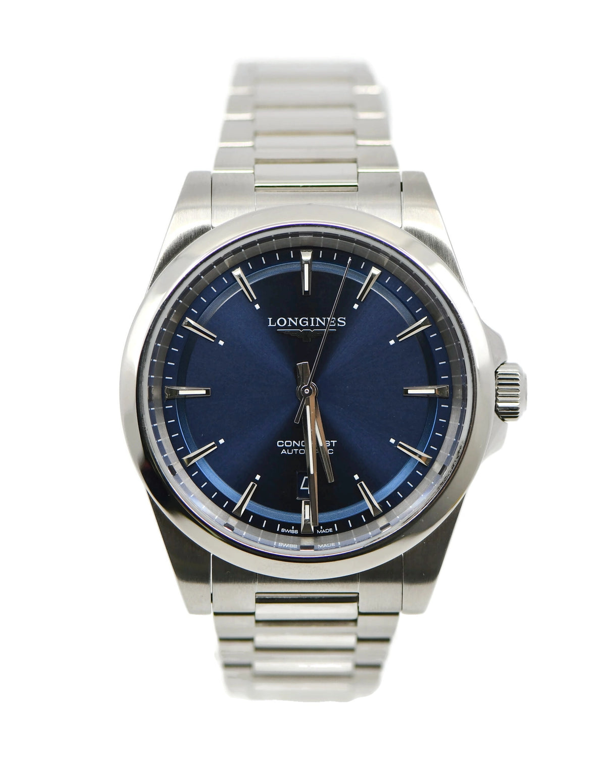 Longines Conquest Stainless Steel Watch L3.830.4.92.6