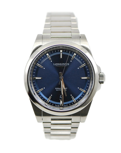 Longines Conquest Stainless Steel Watch L3.830.4.92.6