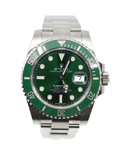 Rolex Submariner Hulk Stainless Steel Watch 116610LV