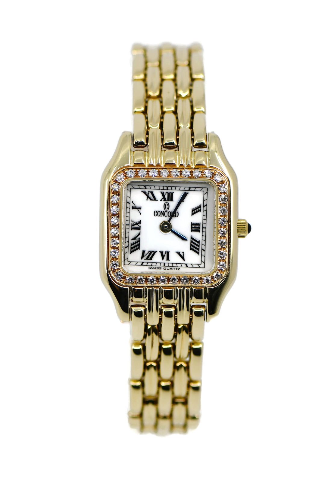 Concord Diamond 14K Yellow Gold Watch