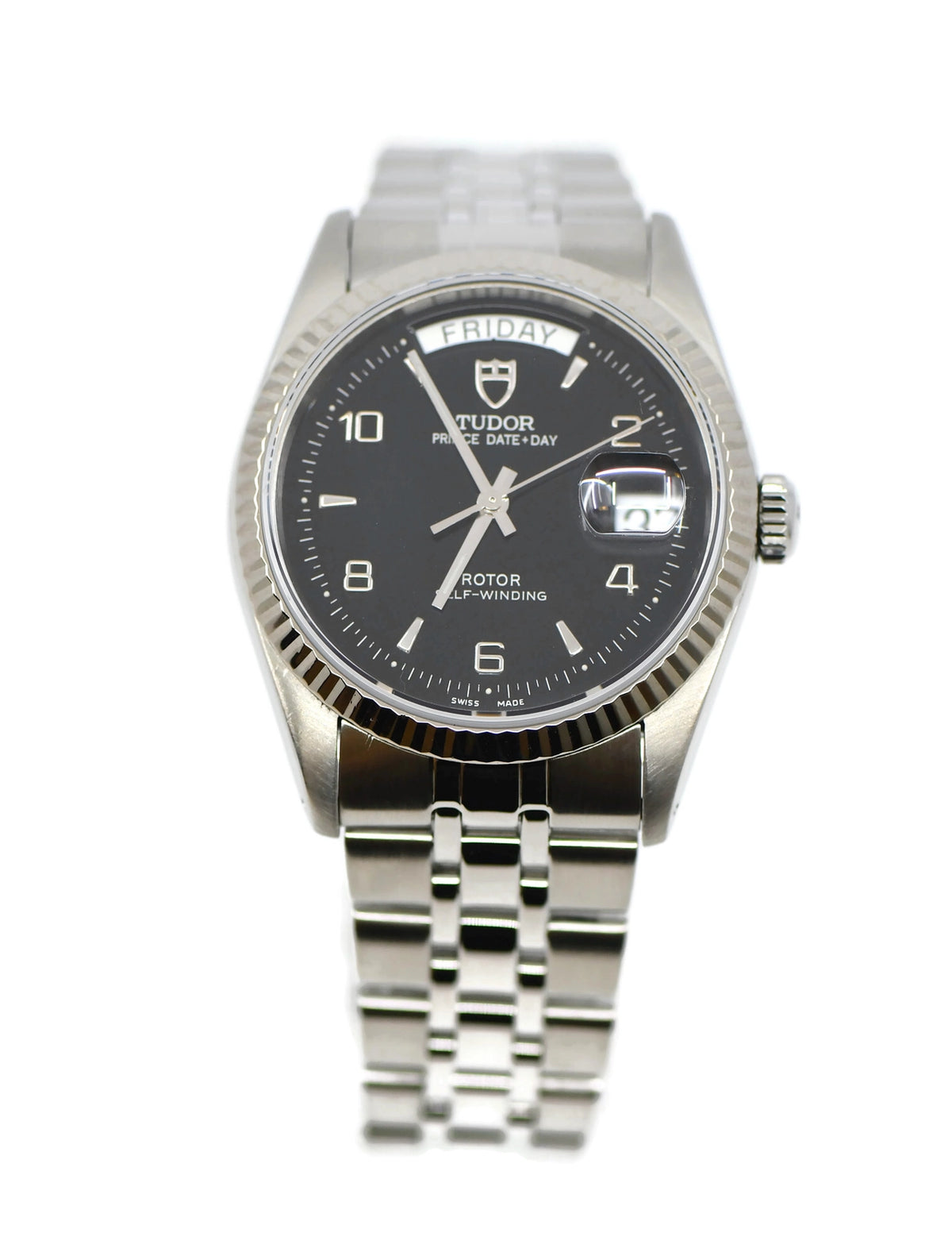 Tudor Price Day Date Stainless Steel Watch 76214