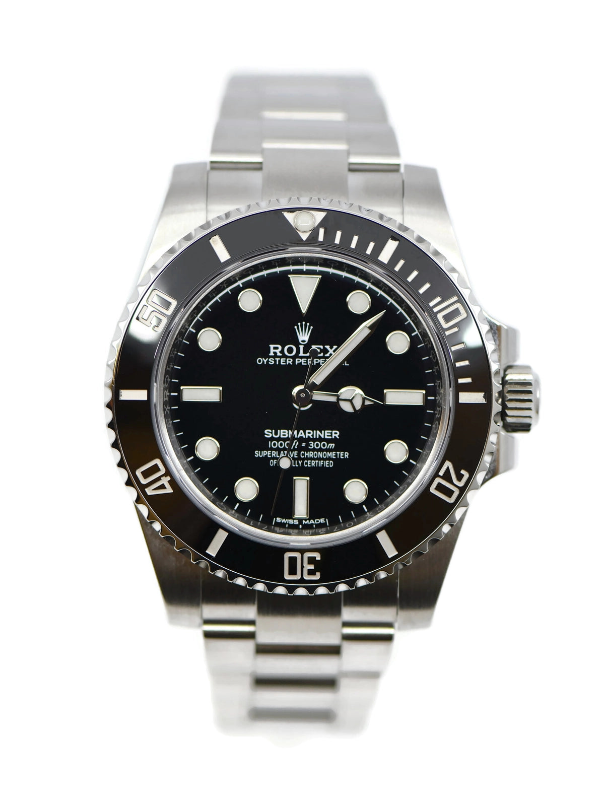 Rolex Submariner No Date Stainless Steel Watch 114060