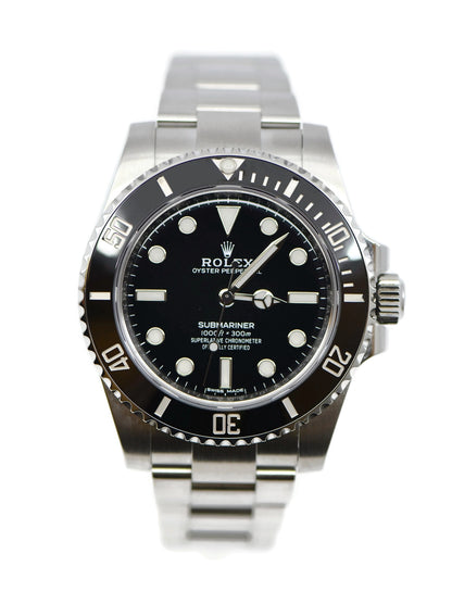 Rolex Submariner No Date Stainless Steel Watch 114060