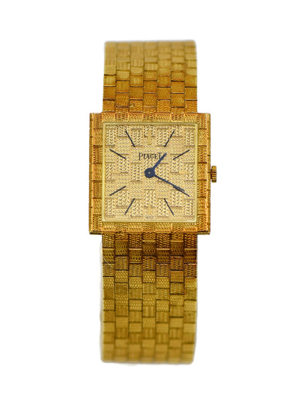 Piaget Tank 18K Yellow Gold Watch 9133