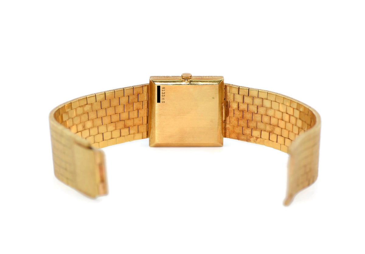Piaget Tank 18K Yellow Gold Watch 9133