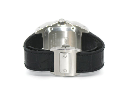 Cartier Santos 100 Diamond Stainless Steel Watch W20126X8