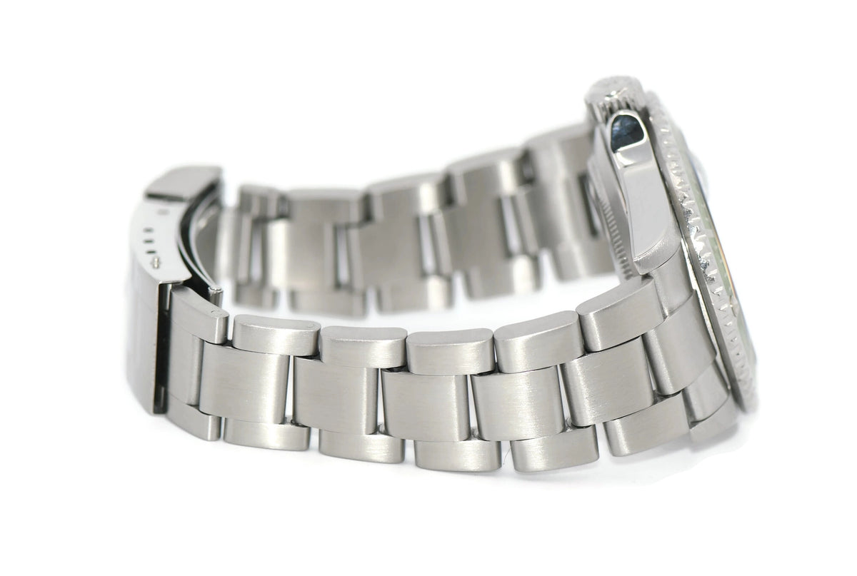 Rolex Submariner Kermit Flat 4 Stainless Steel Watch 16610LV