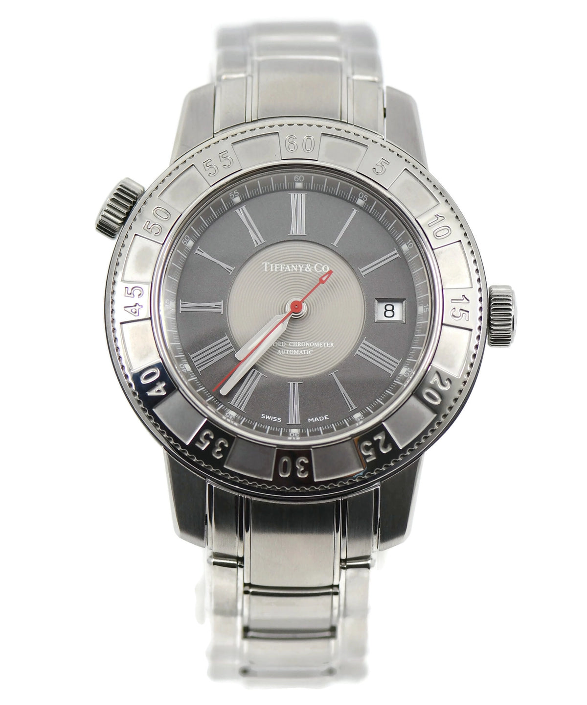 Tiffany & Co Stainless Steel Watch T-57
