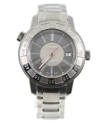 Tiffany & Co Stainless Steel Watch T-57