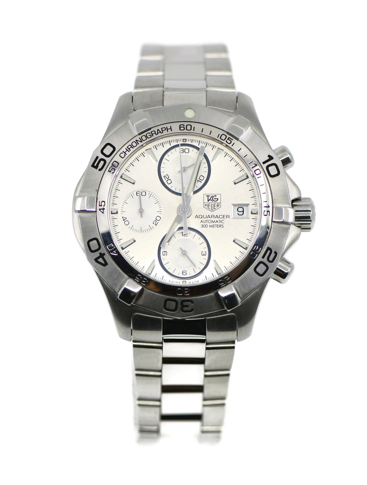 Tag Heuer Aquaracer Chronograph Stainless Steel Watch CAF2111