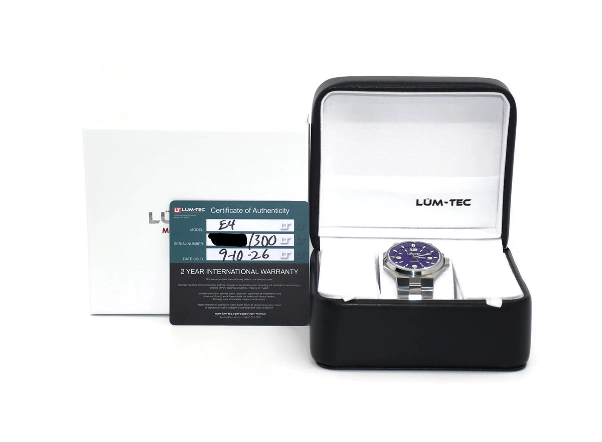 Lum-Tec E4 Eclipse Stainless Steel Watch