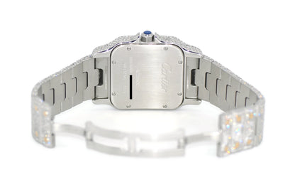 Cartier Santos Galbee XL Diamond 18K/Stainless Steel Watch W20099C4