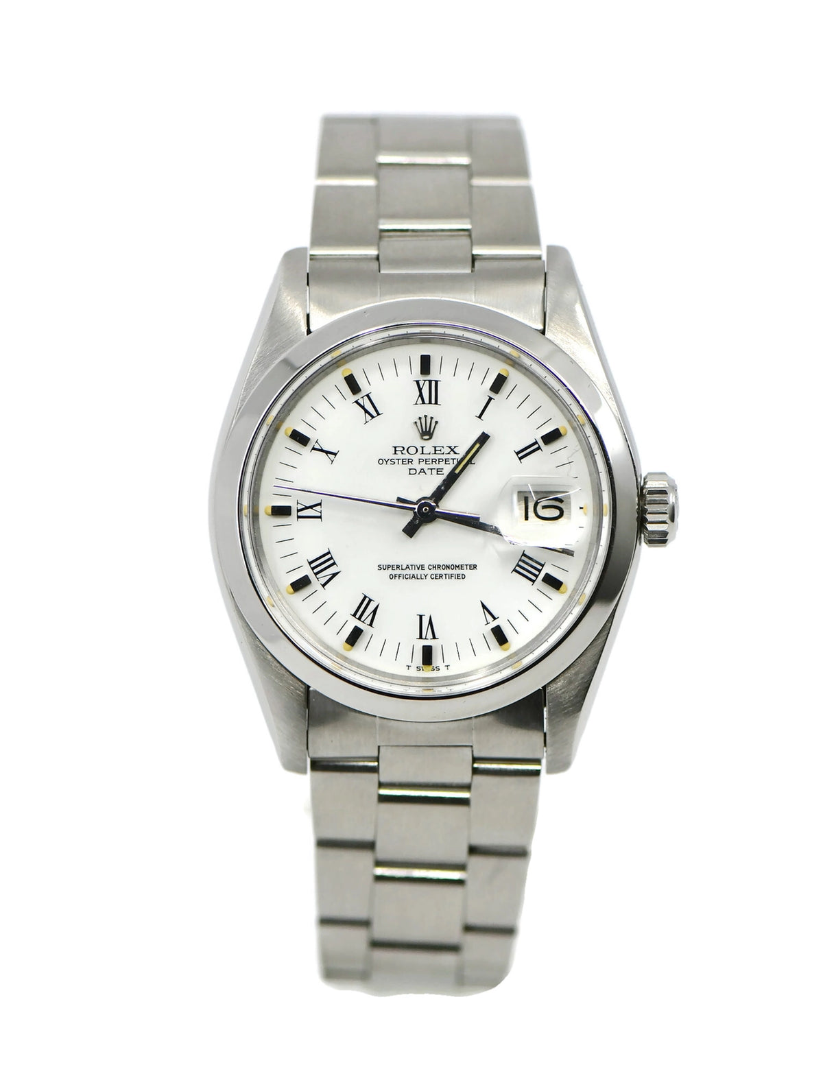 Rolex Oyster Perpetual Date Stainless Steel Watch 1500