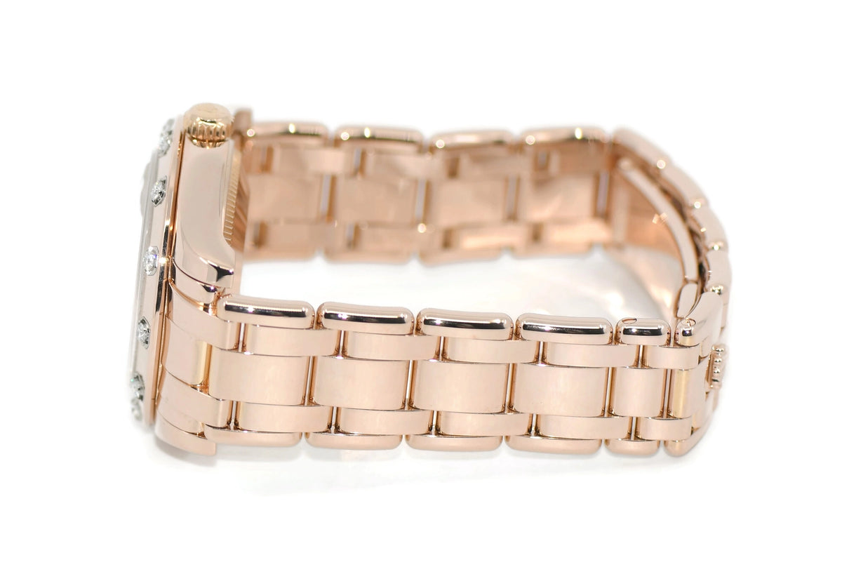 Rolex Pearlmaster Diamond 18K Rose Gold Watch 81315