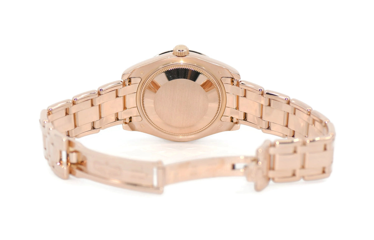 Rolex Pearlmaster Diamond 18K Rose Gold Watch 81315