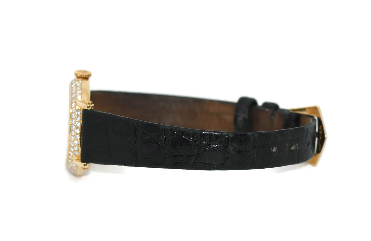 Patek Philippe Calatrava Diamond 18K Yellow Gold Watch 4861J