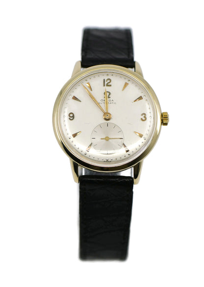 Omega Vintage Bumper 14K Yellow Gold Watch F6516