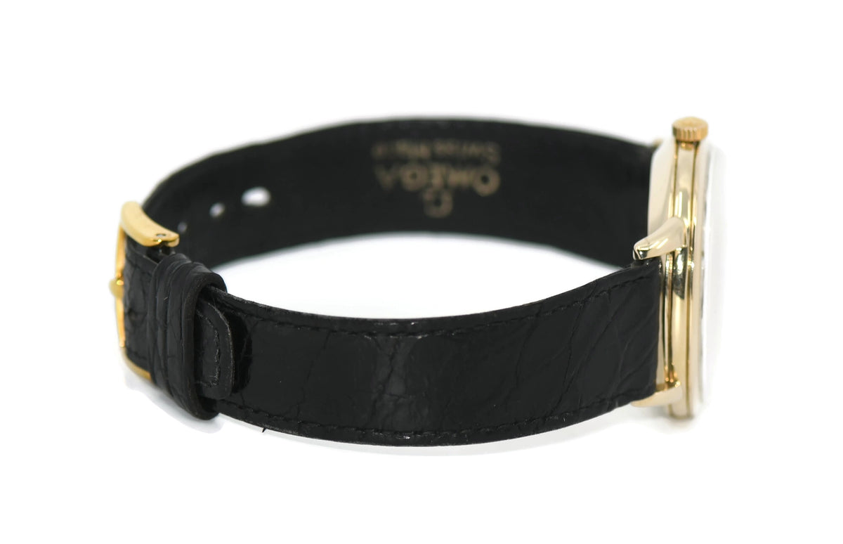 Omega Vintage Bumper 14K Yellow Gold Watch F6516