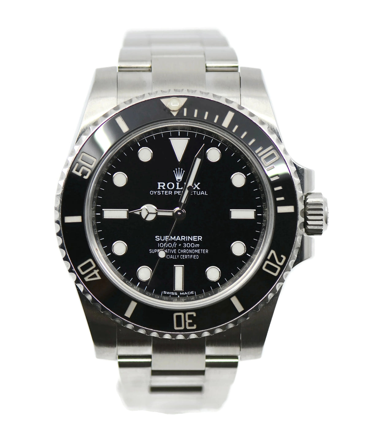 Rolex Submariner No Date Stainless Steel Watch 114060