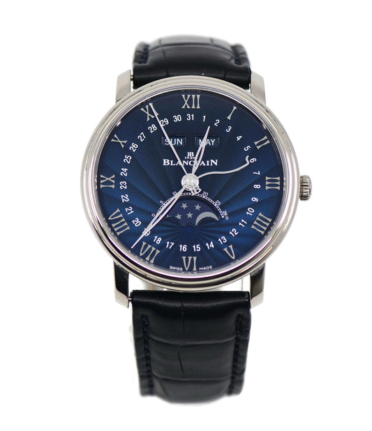 Blancpain Villeret 18K White Gold Watch 6654152955B
