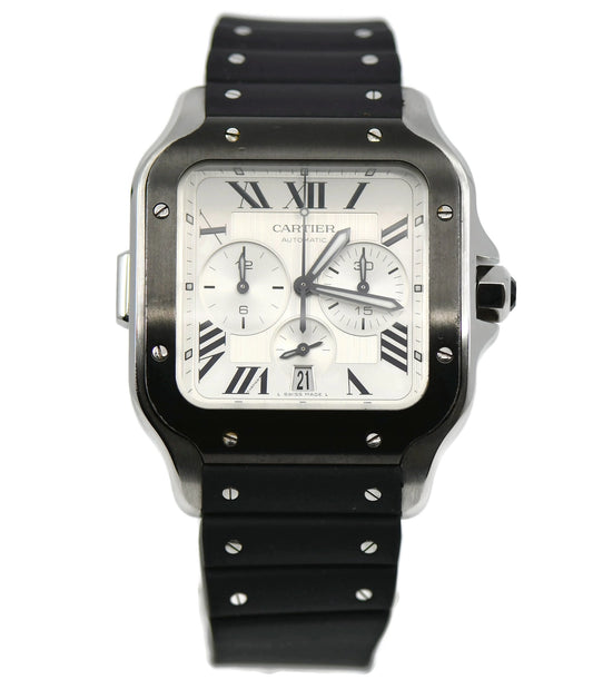 Cartier Santos Chronograph Stainless Steel WSSA0017