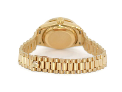 Rolex Datejust Diamond 18K Yellow Gold Watch 6917
