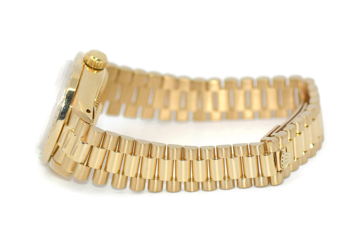 Rolex Datejust Diamond 18K Yellow Gold Watch 6917
