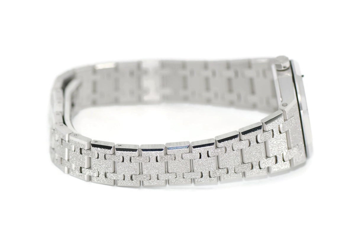 Audemars Piguet Royal Oak Mini Frosted 18K White Gold Watch 67630BC