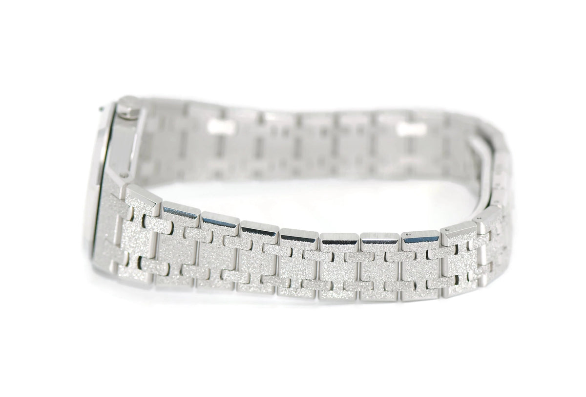Audemars Piguet Royal Oak Mini Frosted 18K White Gold Watch 67630BC