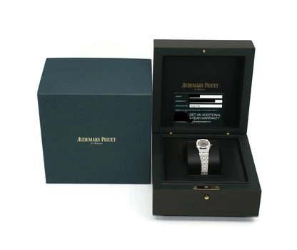 Audemars Piguet Royal Oak Mini Frosted 18K White Gold Watch 67630BC
