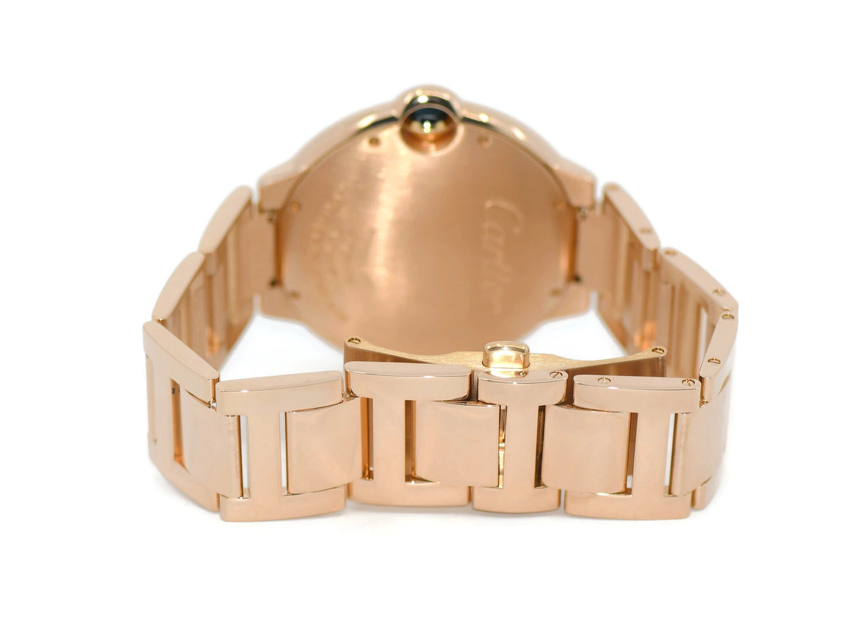 Cartier Ballon Bleu Diamond 18K Rose Gold Watch WJBB0038