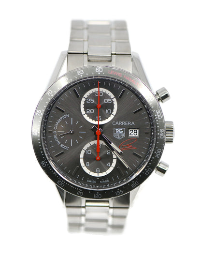 Tag Heuer Carrera Cal 16 Stainless Steel Watch CV201M