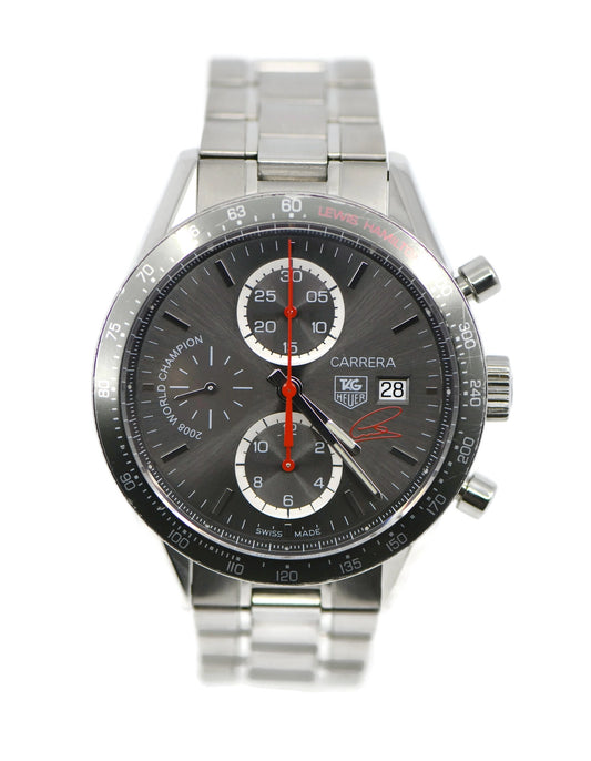 Tag Heuer Carrera Cal 16 Stainless Steel Watch CV201M