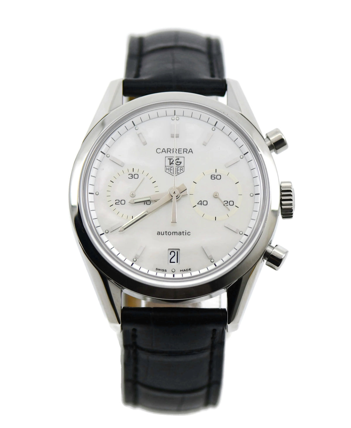 Tag Heuer Carrera Chronograph Stainless Steel Watch CV2115