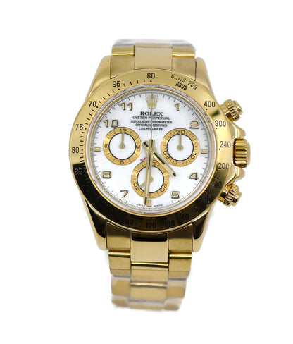 Rolex Daytona 18K Yellow Gold Watch 116528