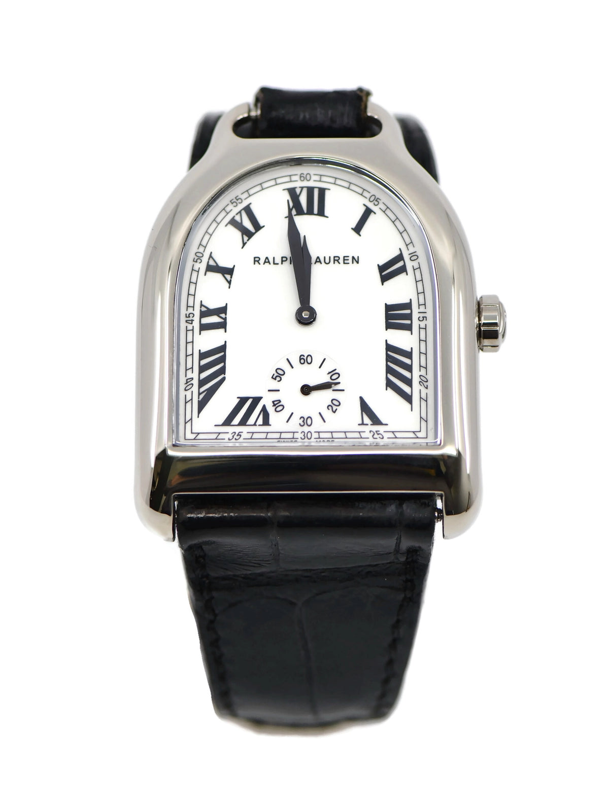 Ralph Lauren Stirrup 18K White Gold Watch