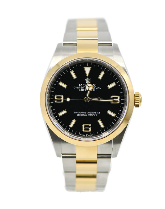 Rolex Explorer 18K/Stainless Steel Watch 124273