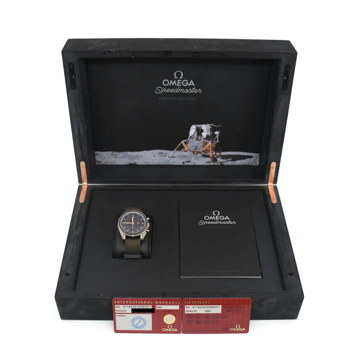 Omega Speedmaster Apollo 11 Titanium Watch 311.62.42.30.06.001
