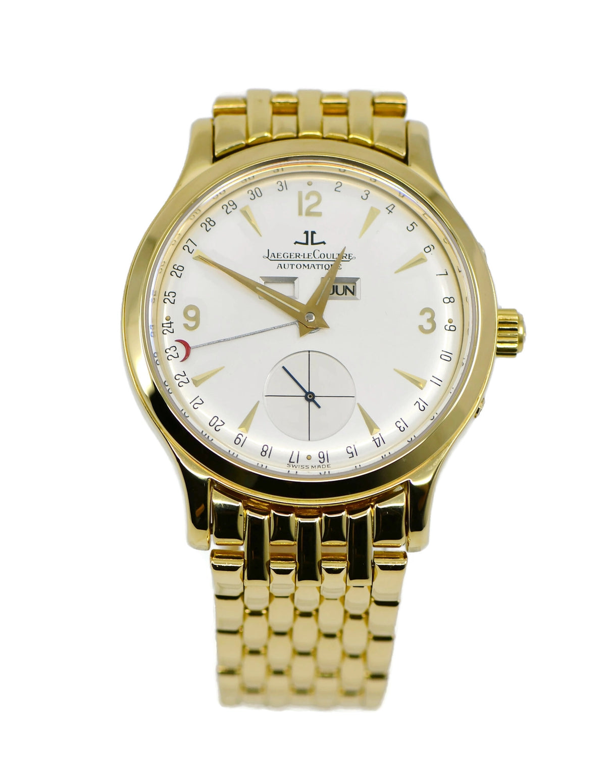 Jaeger LeCoultre master Calendar 18K yellow Gold Watch 140.1.87
