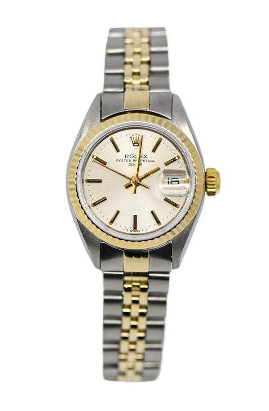 Rolex Oyster Perpetual Date 18K/Stainless Steel Watch 6917