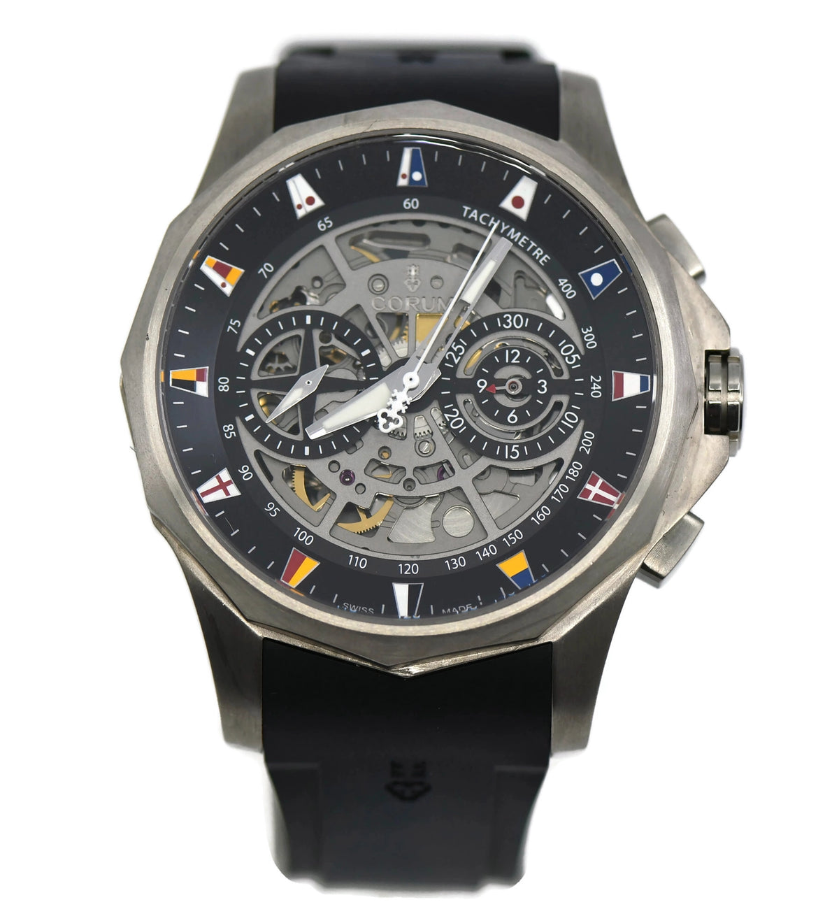 Corum Admirals Cup Chronograph Titanium Watch 404.100.04