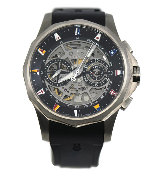 Corum Admirals Cup Chronograph Titanium Watch 404.100.04