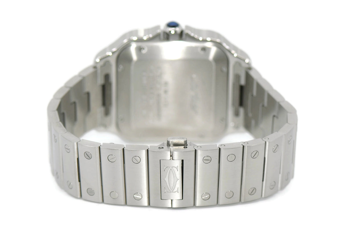 Cartier Santos Large Stainless Steel Watch WSSA0018