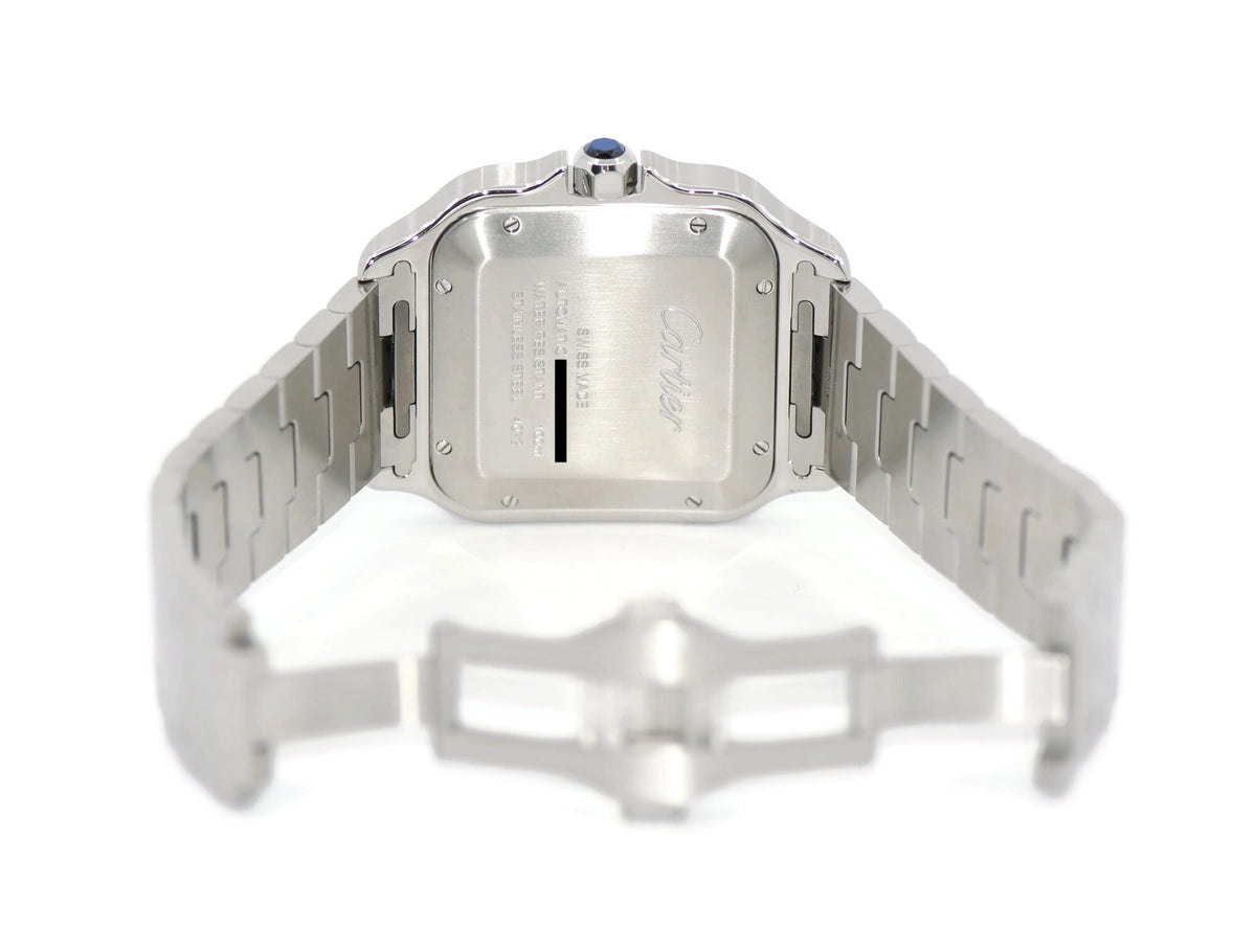 Cartier Santos Large Stainless Steel Watch WSSA0018