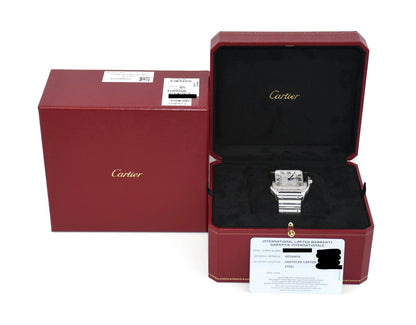 Cartier Santos Large Stainless Steel Watch WSSA0018