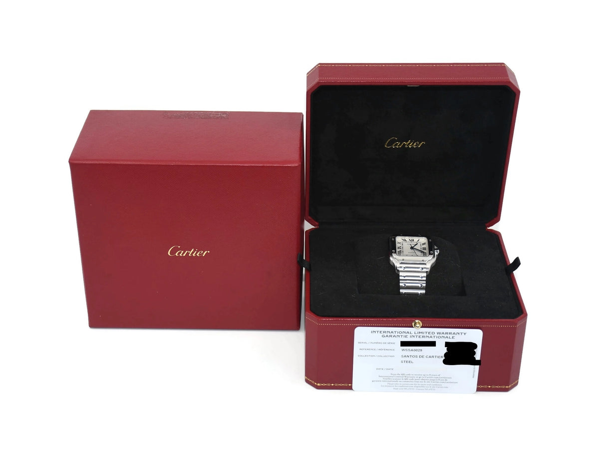 Cartier Santos Medium Stainless Steel Watch WSSA0029