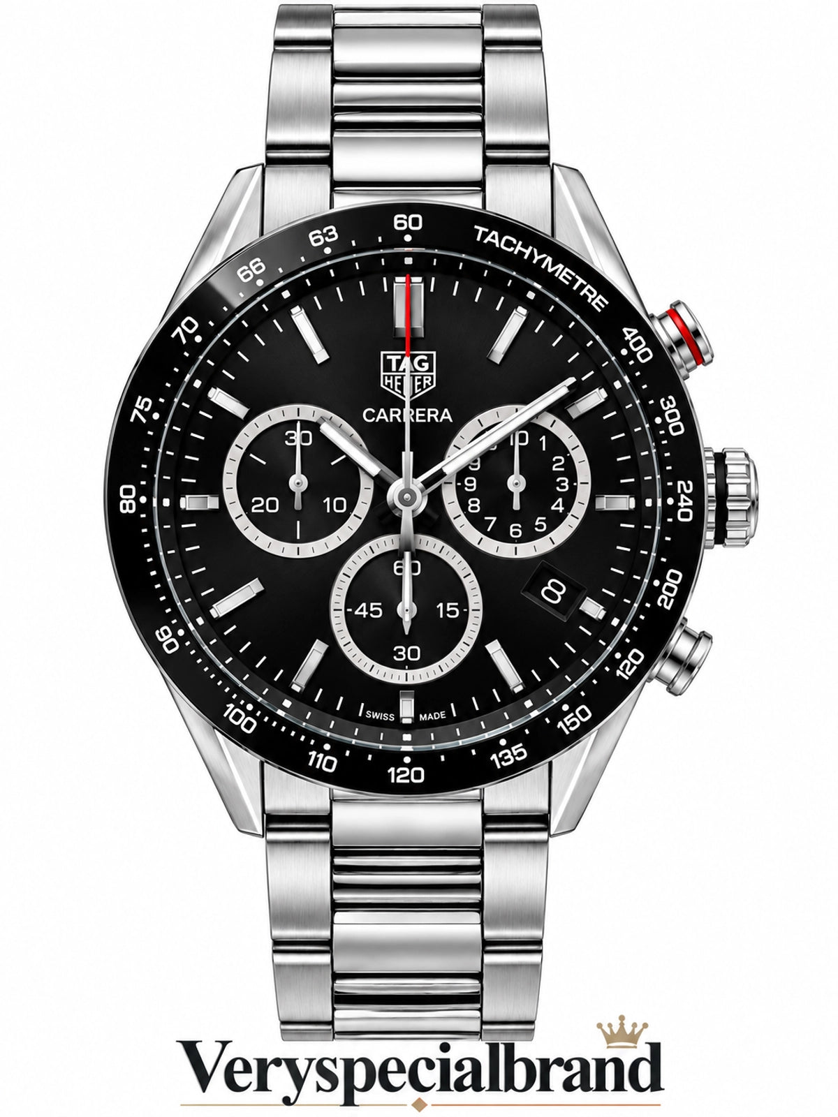 Tag Heuer Carrera Chronograph Stainless Steel Watch CV1A10